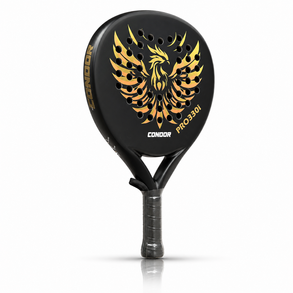 Black & Gold Condor Padel Racquet PRO 330i Racket