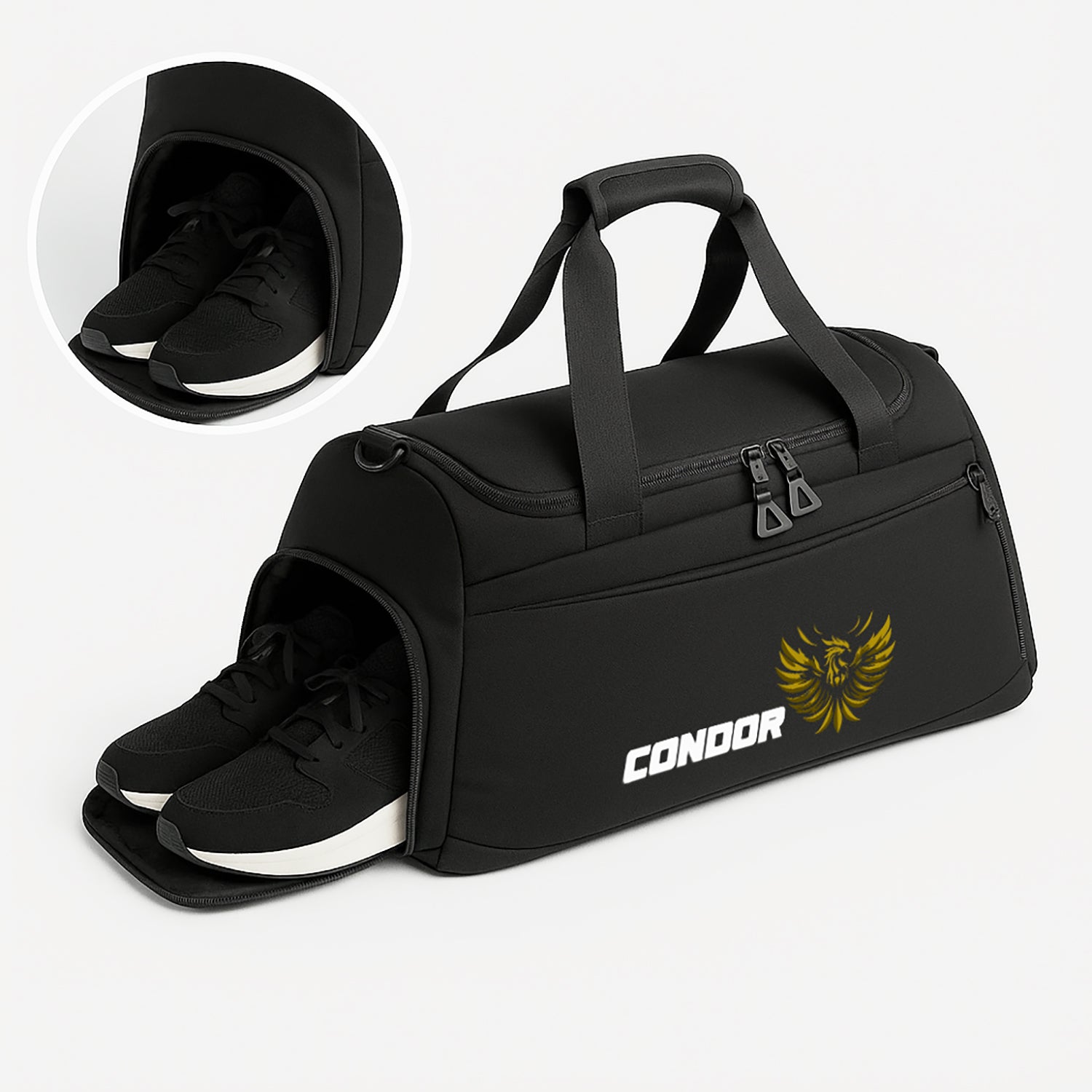 Condor Padel & Leisure Black Sports or Gym Bag