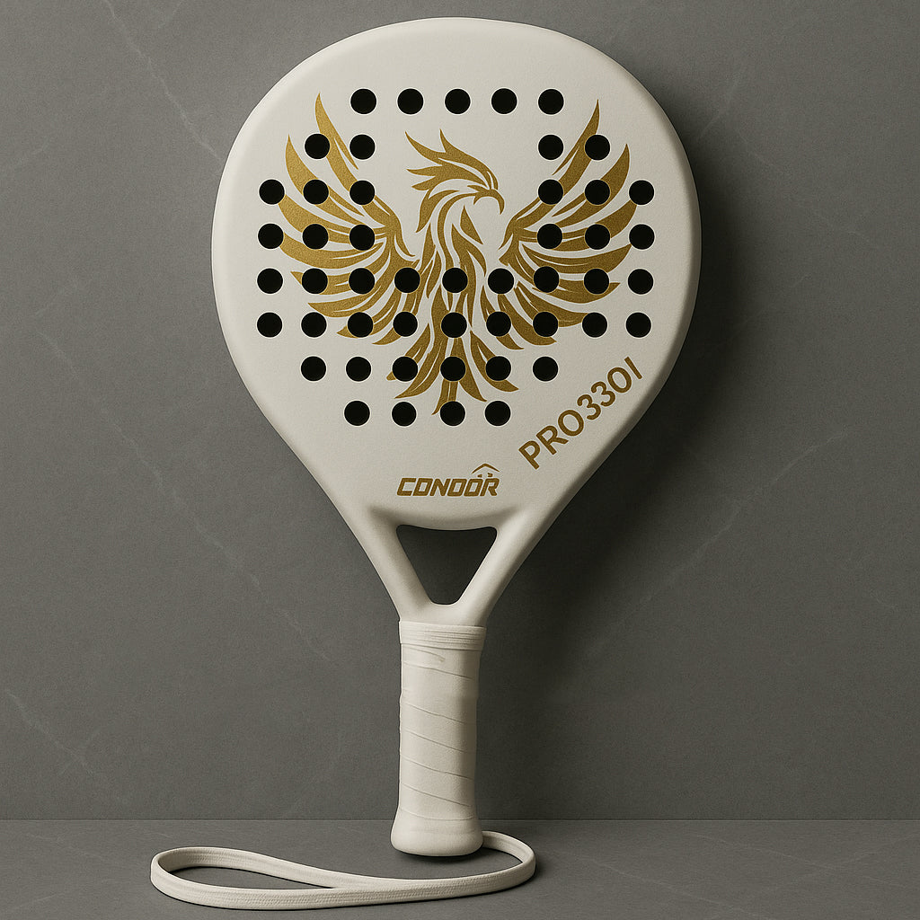 Condor PRO330i White & Gold Padel Racket